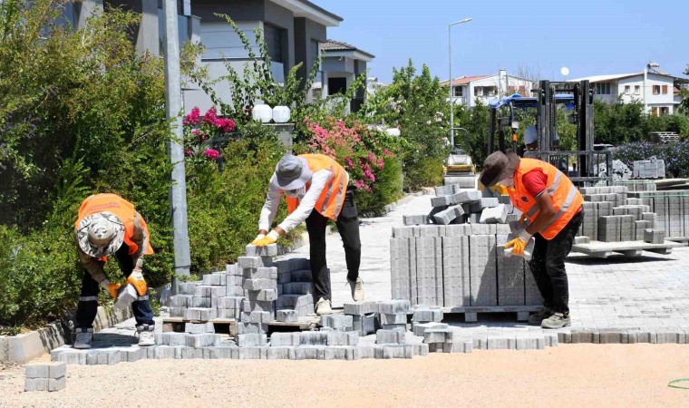 Güzelçamlı Mahallesinde üstyapı yatırımları hız kesmiyor