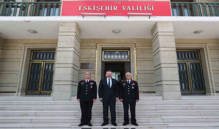 Jandarma Genel Komutanı Orgeneral Arif Çetin, Vali Aksoyu ziyaret etti