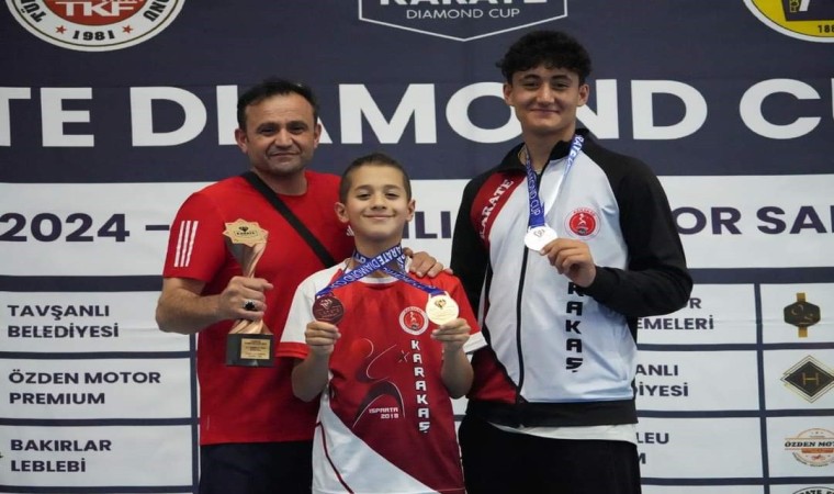 Karate Diamond Cup 2024e Ispartalı sporcular damga vurdu