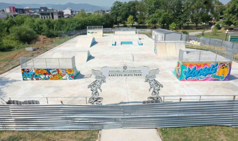 Kartepeye skate park yapıldı