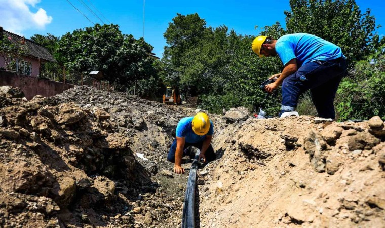 Kertilin altyapısına yeni içme suyu hattı