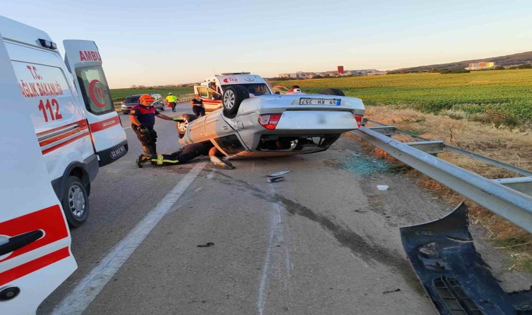 Keşandaki trafik kazasında 2si çocuk 4 kişi yaralandı