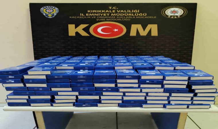 Kırıkkalede 390 paket kaçak sigara ele geçirildi: 1 gözaltı