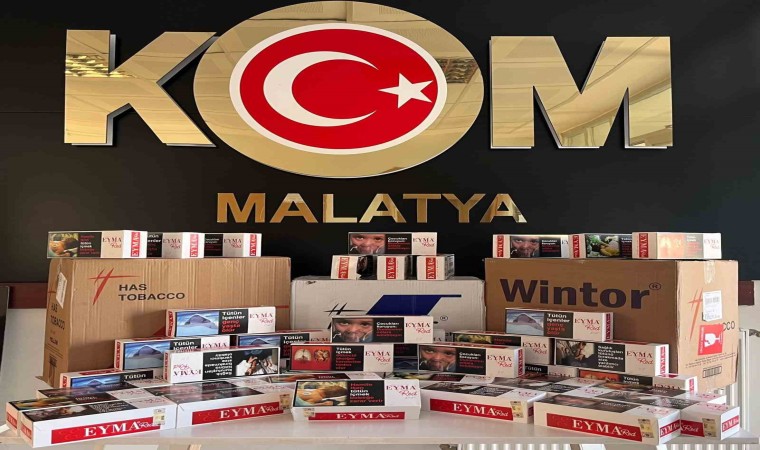 Malatyada 74 bin 400 adet kaçak makaron yakalandı