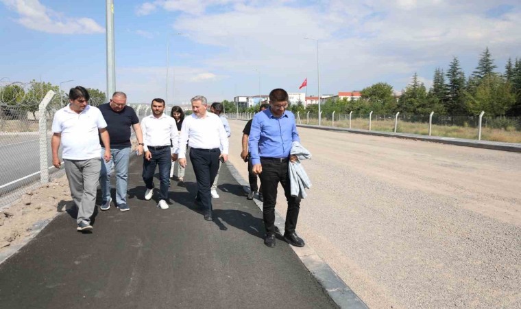 Melikgaziden şehrin trafik yükünü alacak yeni yol