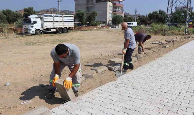 Nazilli Belediyesi Yıldıztepe Mahallesindeki yol çalışmalarını tammalıyor