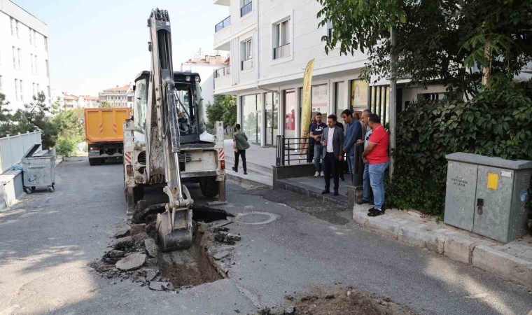 Nevşehirde alt yapı yenileme çalışmaları başladı