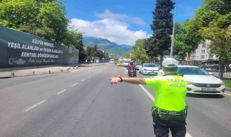 Orduda bir haftada yaklaşık 16 bin araç ve sürücüsü denetlendi