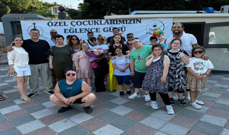 Özel çocuklar kendileri için düzenlenen etkinlikte doyasıya eğlendi