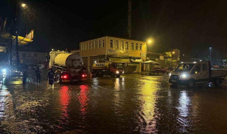 Sağanak yağış Termeyi yine korkuttu