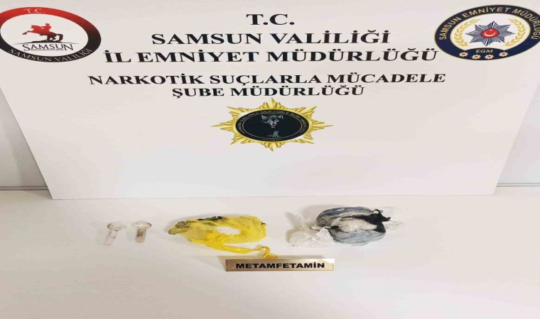 Samsunda uyuşturucu ile yakalanan 4 kişi gözaltına alındı