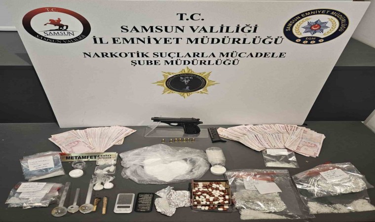 Samsunda uyuşturucu operasyonu: 4 gözaltı