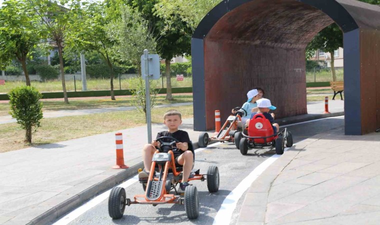 Serdivan Trafik Parkta yaz tatili heyecanı başladı