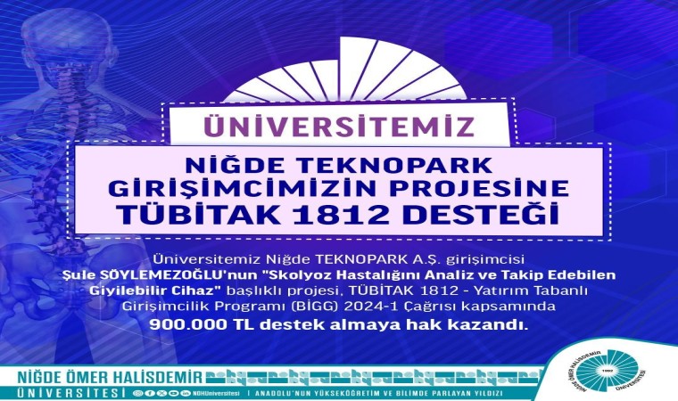 Skolyoz hastalarının tedavi sürecine yenilik getiren projeye TÜBİTAKtan yatırım desteği