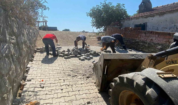 Söke Belediyesi yol çalışmalarına hızla devam ediyor