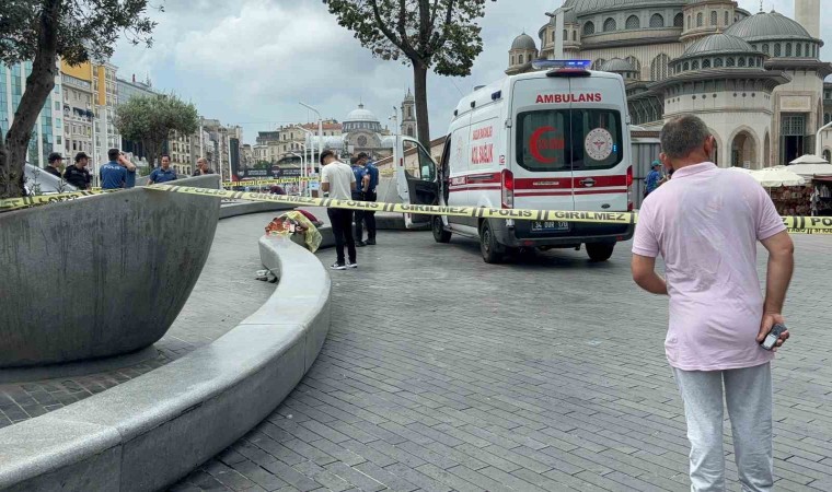 Taksim Meydanında şüpheli ölüm