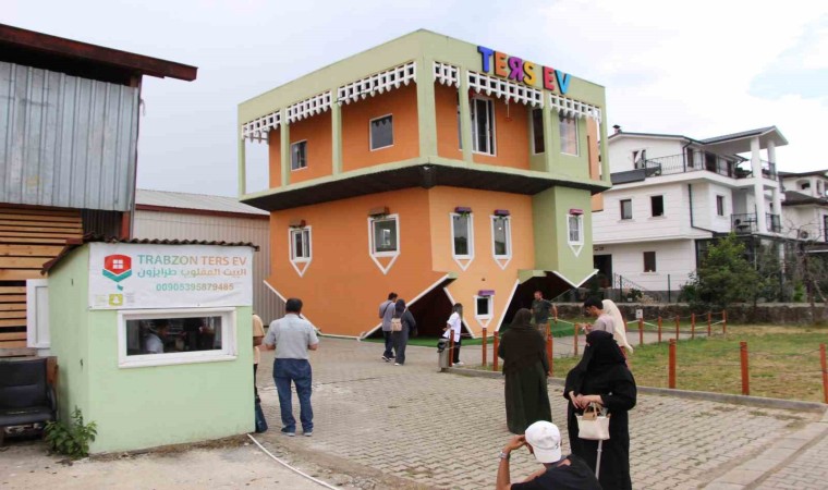 Trabzondaki ‘Ters Ev Arap turistlerin ilgi odağı oldu