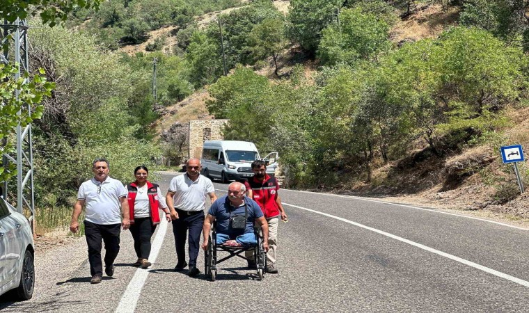 Tuncelide engelli vatandaşın isteği yerine getirildi.