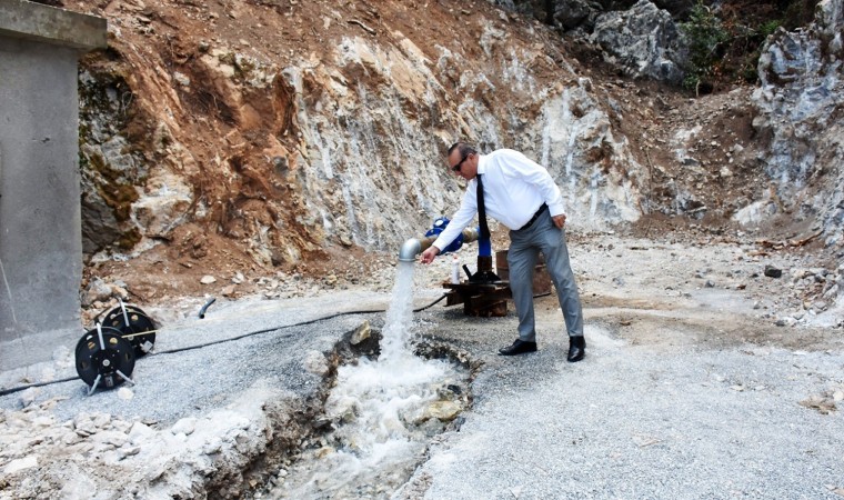 Türkiyeden Kıbrısa sağlanan su temini ada halkını memnun ediyor