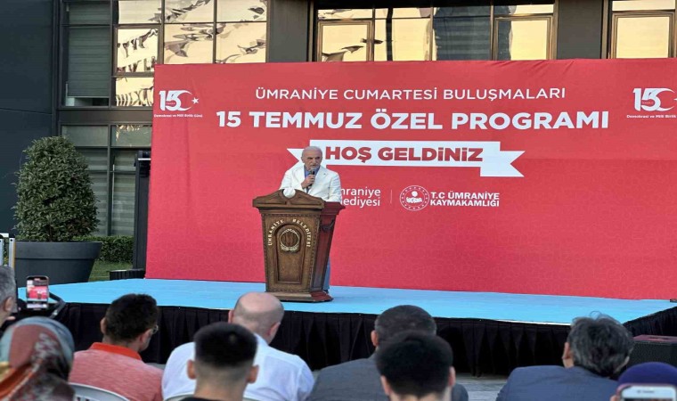 Ümraniyede 15 Temmuz şehit ve gazileri için anma programı düzenledi