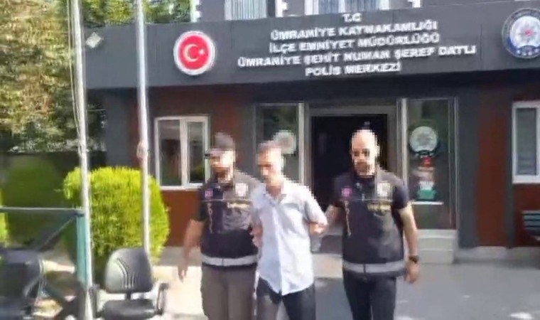 Ümraniyede samuray kılıçlı maganda trafikte terör estirdi