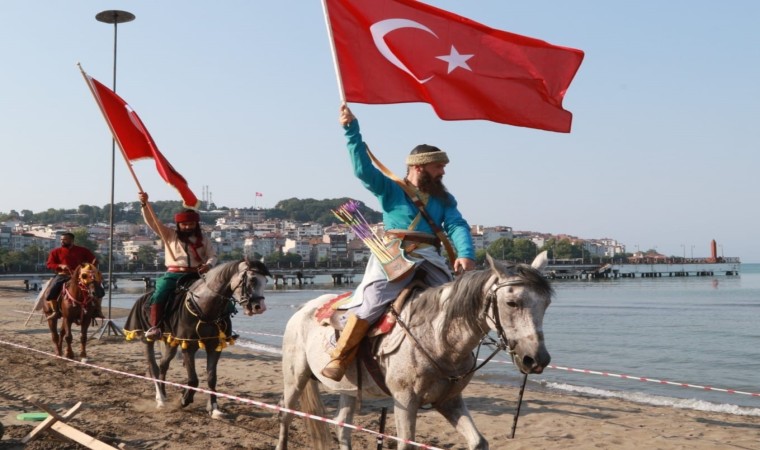 Ünyede atlı gösteriler heyecanı yaşandı