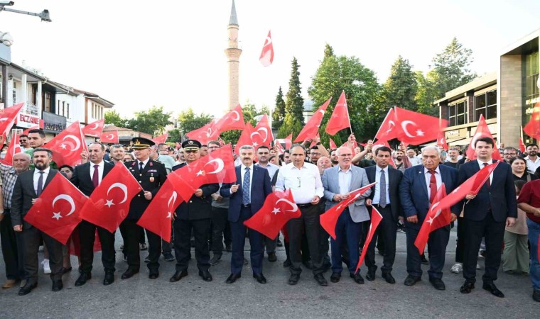 Uşakta 15 Temmuz Demokrasi ve Milli Birlik Günü anma programı