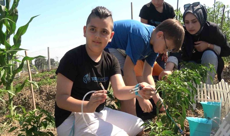 Yalovada ilkokul öğrencileri tarımsal sulama için kodlama geliştirdi