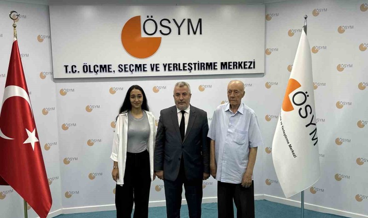 YKSye giren en genç ve en yaşlı üniversite adayları, ÖSYM Başkanı Ersoy ile buluştu