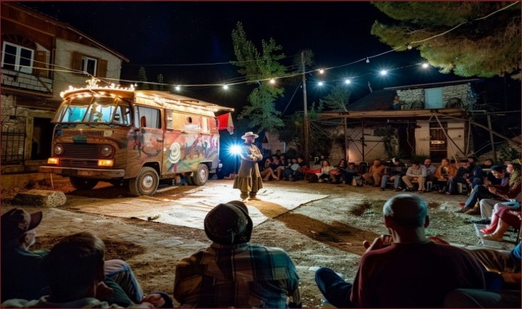 Yönetmen Erkan Can ve Oyuncu Bilal Çatalçekiçle Karavan Tiyatrosu Ataşehirde