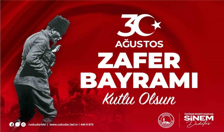 30 Ağustos Zafer Bayramı Üsküdarda coşkuyla kutlanacak