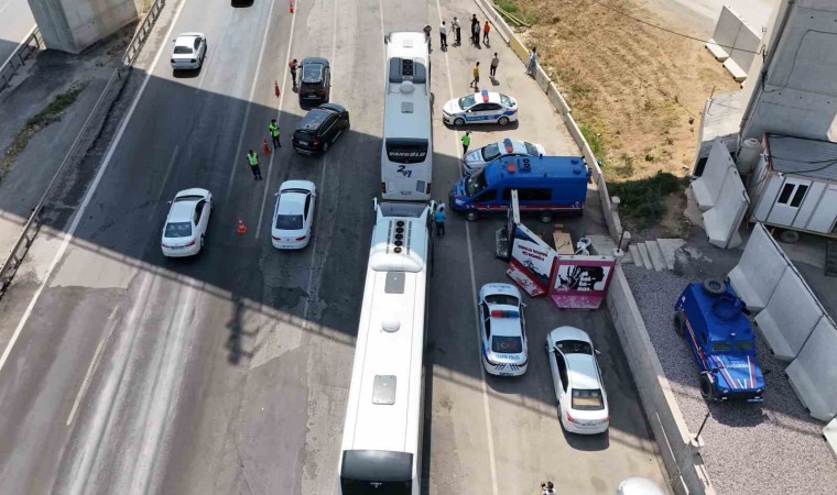 43 ilin geçiş güzergahında sıkı denetim: Otobüsler tek tek durduruldu