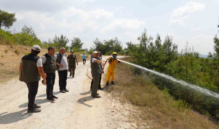 Adanada orman yangını riskine karşı tatbikat gerçekleştirildi