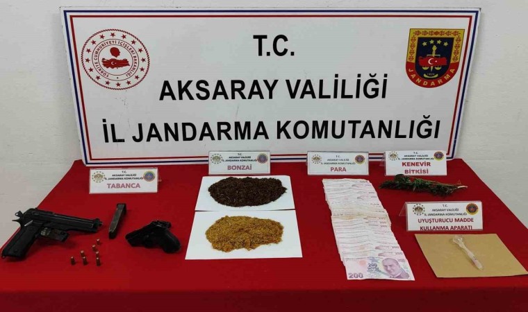 Aksarayda uyuşturucu tacirlerine operasyon: 1 tutuklama