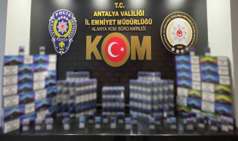 Antalyada kaçakçılık operasyonu