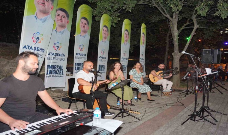 Ataşehirde “Parklarda Müzik Var” rüzgarı