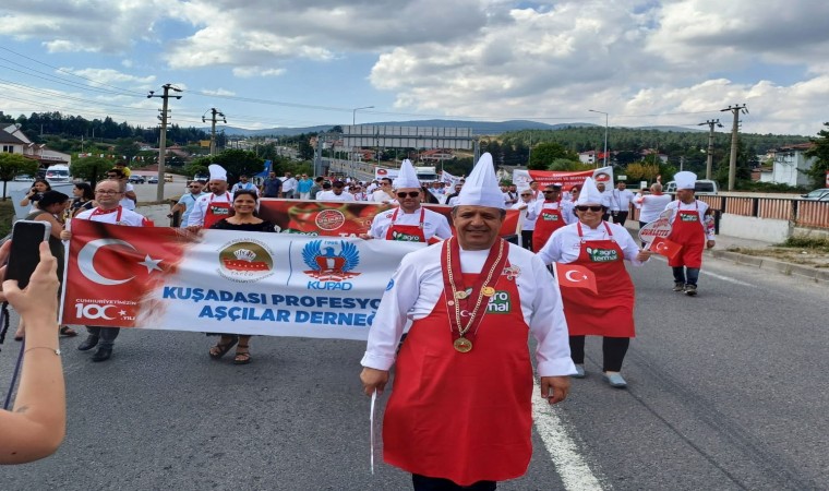 Aydın ve Kuşadasının lezzetleri uluslararası festivalde görücüye çıktı