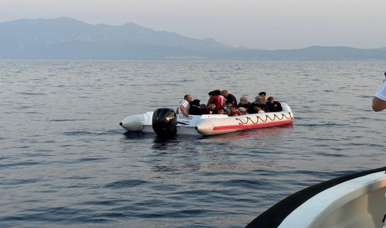 Aydında 24 düzensiz göçmen kurtarıldı