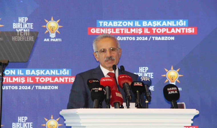 Bakan Uraloğlu: “Zigana Tünelinden açıldığı günden itibaren 2 milyon 200 bin üstünde araç geçti”