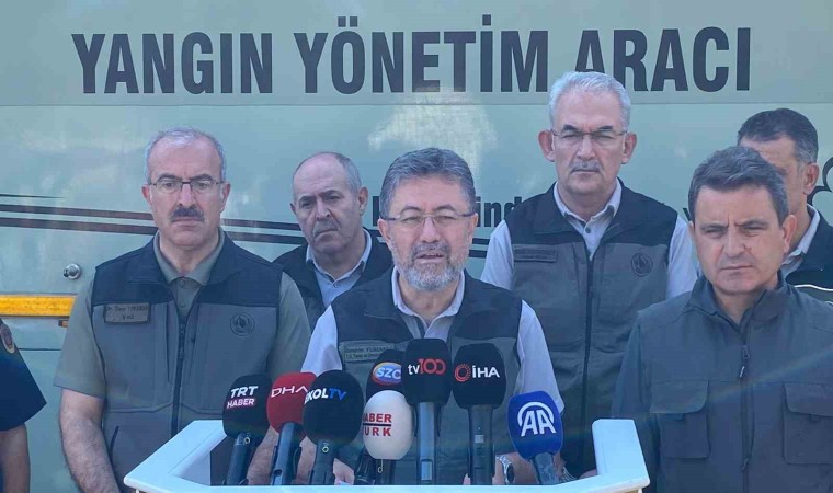 Bakan Yumaklı: Yangın kontrol altına alındı