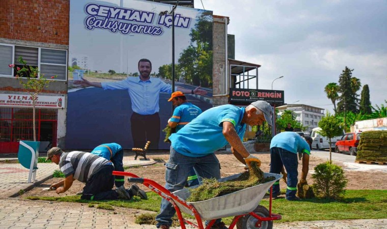 Başkan Kadir Aydardan Ceyhanın merkezine yeni yeşil alan