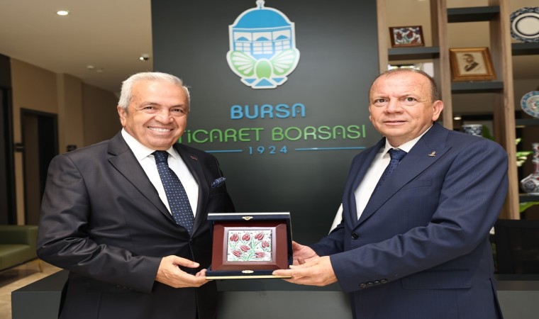 Başkan Şadi Özdemirden Bursa Ticaret Borsasına ziyaret