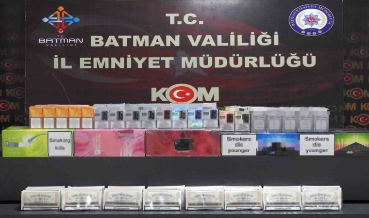 Batmanda gümrük kaçağı 200 paket sigara ele geçirildi