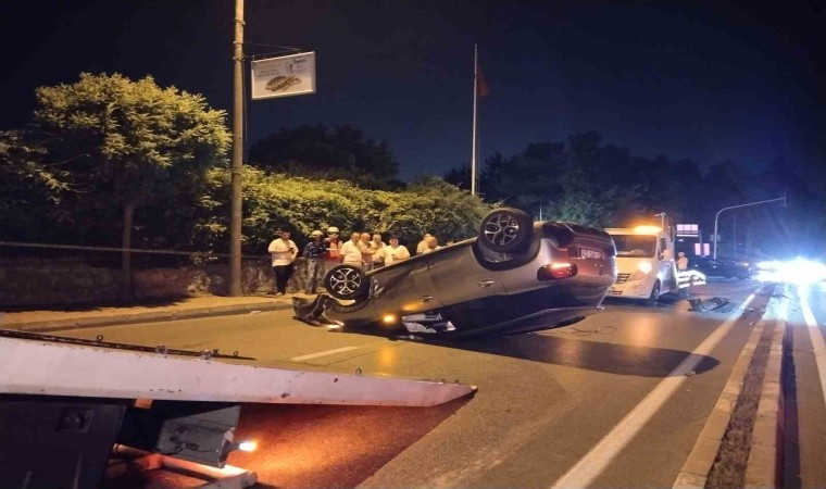 Beykozda trafik kazası: 1 yaralı