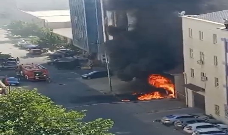 Beylikdüzünde korku dolu anlar: Trafo bomba gibi patladı