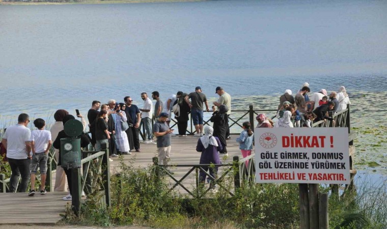 Bolunun doğa harikasında tatilci yoğunluğu