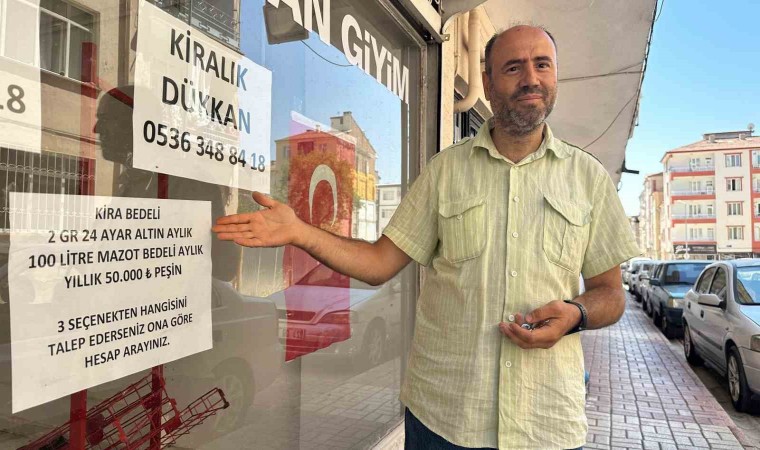 Böyle kiralık ilanı görülmedi: Kirayı 400 ekmekten 100 litre mazota çekti