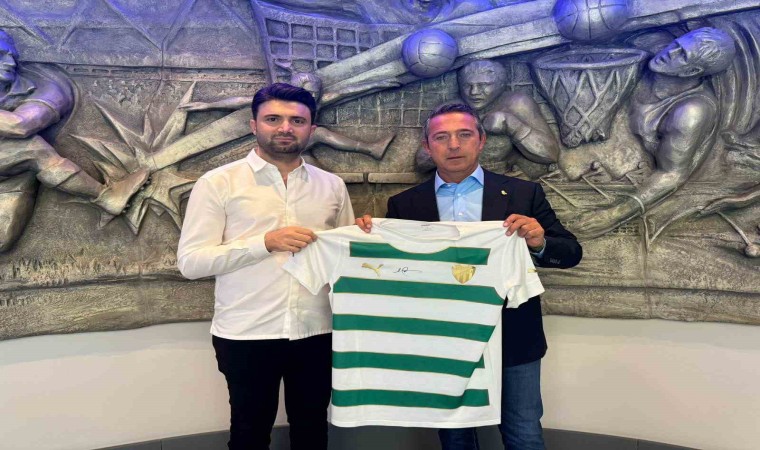 Bursaspor Başkanı Enes Çelik, Fenerbahçe Başkanı Ali Koçu ziyaret etti