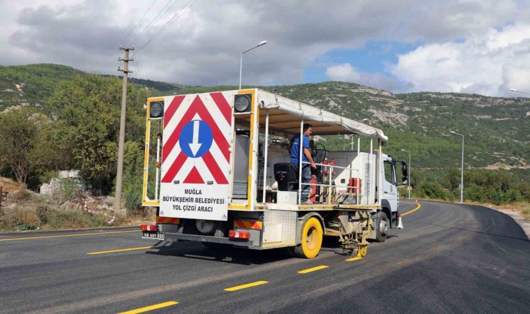 Büyükşehir ekipleri 10 bin km çizgi çalışması yaptı