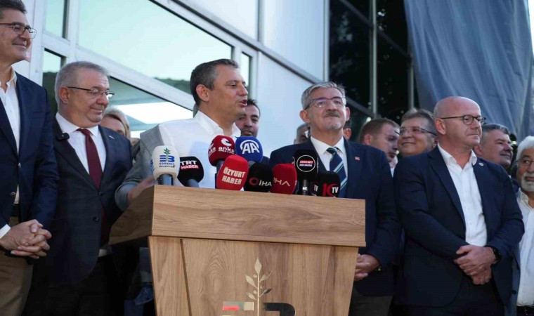 CHP Genel Başkanı Özel: Biz sadece bu halkın gerçek sorunlarına odaklanmak istiyoruz